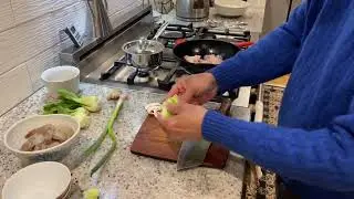 Quick and easy bacon, shrimp, and veggie stir-fry