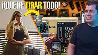 Mi esposa quiere TIRAR TODAS mis PARTES de PCs &iexcl;No se que hacer!