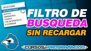 Filtro de busqueda sin recarga