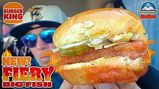 Обзор Burger King&reg; Fiery King Fish! 🔥🐟🥪 | ЛУЧШИЙ рыбный сэндвич в фастфуде? | theendorsement