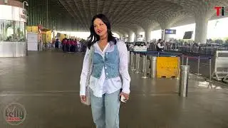 Sunny Leone Spotted At Mumbai Airport | TELLYINDIA