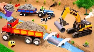 diy diorama making mini motor water pump science project | how to make |  ⁨@sanocreator⁩