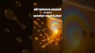 oil remove sound 22000hz speaker sound cleaning #oilcleaning #speaker #cleaning