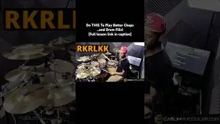 Do THIS To Play Better Chops and Drum Fills! | Drum Lesson #drumlesson #drumlessons #drums