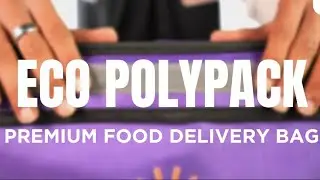 Eco Polypack Food Delivery Bags | Strong, Waterproof & Eco-Friendly Packaging for Restaurants