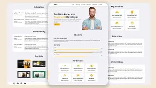 Create Responsive Portfolio Website Using ReactJS And Tailwind CSS | Vite #webdesign #webdevelopment