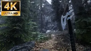 (4K) -  Skyrim 2022 New Gen Maxed Graphics! (RTX 3090 powered)