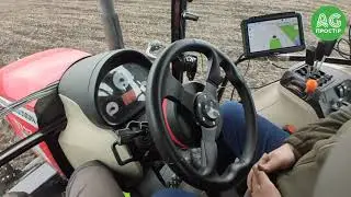 Massey Ferguson 6713 з автопілотом AutoProSteer RTK. Клієнт склав руки і їде. Харківщина
