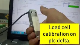 Load cell calibration on delta #PLC #programing #loadcell #pressuretransmitter