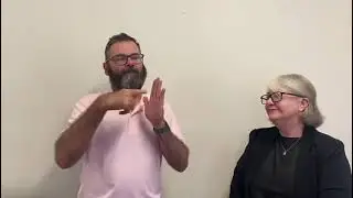 David Parker, Manager of Ephpheta Centre is leaving for Deaf Connect. 8th December 2023