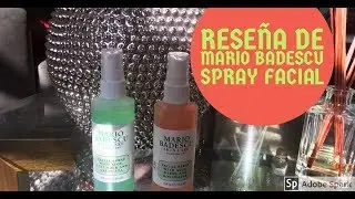 Comparacion de Agua Hidratante Mario Badescu- Agua de Rosas y Agua de Cucumber con Te Verde