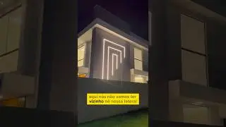 Perfil de LED em fachada, o que acha dessa tend&ecirc;ncia? #arquitetura #obra #ilumina&ccedil;&atilde;o #constru&ccedil;&atilde;o