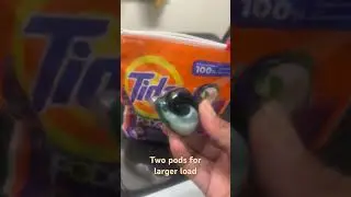 Tide Pods how to use