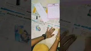 chudi top paper cutting|easy way for beginners| part 1.