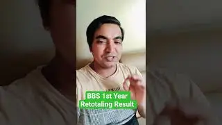 BBS 1st Year Retotoling Result Public #tecnoinnepali #turesult