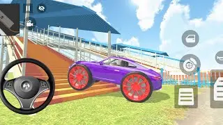 🎯Franklin his new modified car drive in rail station area 🔥in indian🇮🇳 theif auto simulator 🎮