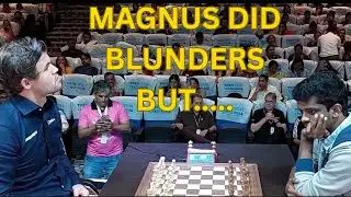 Carlsen blunder  but..| Magnus Carlsen vs S.L. Narayanan | Tata Steel Chess India Blitz 2024