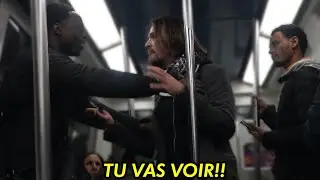 BAGARRE En  Plein METRO! Cracher Sur Les Gens Prank