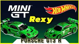  ¿Hot Wheels ó Mini GT ? Cuál Rexy es mejor | Porsche 911 GT3 R