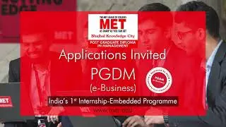 MET PGDM (e-Business) | Admission Open 2022 |  MET Institute of PGDM