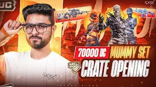 I SPENT 70,000 UC ON THE NEW BLACK MUMMY SET 😱😤 #TAG LoLzZz FUNNIEST CRATE OPENING HIGHLIGHTS