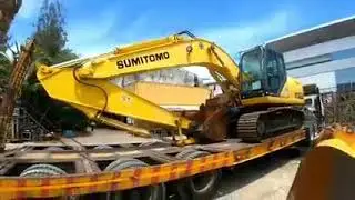 SUMITOMO SH200-5 แท็ค600mm 6พันกว่า ช.ม กรุงไทยแทรคเตอร์