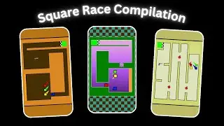 Relaxing Square Race Compilation &ndash; 30 Minutes of Smooth Simulations