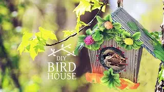 🐦 How to make Bird house/ Newspaper Bird house/ Newspaper Craft/Waste Material Craft/DIY Bird house