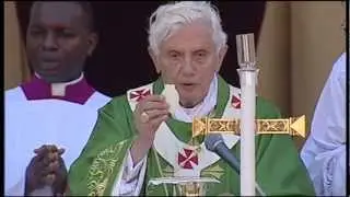 Benedetto XVI visits Frascati