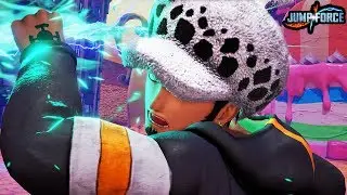 JUMP FORCE - NEW Trafalgar Law DLC Gameplay Screenshots (One Piece)
