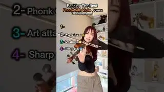 Ranking The Best Phonk With Violin (Part 3) #violin #phonk #tiktok #ranking