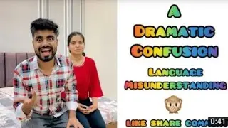 😝😝दुष्यंत कुकरेजा कामेडी 🥰A Dramatic Confusion ~Language Misunderstanding #shorts