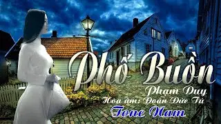 karaoke Phố Buồn_ Giọng Nam_ Sáng tác Phạm Duy_ Hòa âm Đoàn Đức Tú