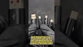 3 In 1 Multiple Nylon Braided Cable #3in1cable #mcdodocable #nylonbraidedcable #mcdodo #fypシ゚viral