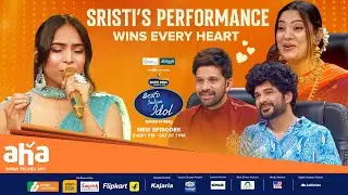Telugu Indian Idol S4 | Sristi's Mind Blowing Performance | Panduga Special | Siddu | Raashii | aha
