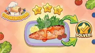 Cookingdom Level 11 Grilled Fish | Puzzle Solved! 🎯
