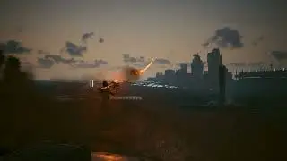 Cyberpunk 2077:  Shooting Down a Kang Tao AV with Panam