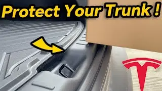 2025+ Tesla Model Y Juniper Trunk Sill Protector & Side Corner Guards | Easy Install