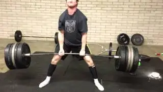 Matt Ommen 545 Sumo Deadlift at 171lb bodyweight 3.19 x bodyweight