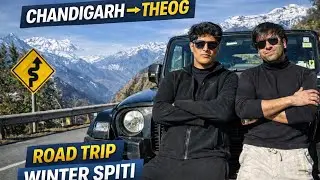 DAY 1 | Our Winter Spiti Journey Begins | Chandigarh to Theog