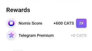 HOW TO GET MORE $CATS WITH NOMIS SCORE...EASY GUIDE