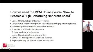 Becoming a High Performance Board with DCM Associates