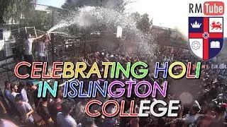 Celebrating Holi in Islington College ( Water Dance Party 2018)