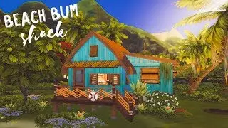 Beach Bum Shack 🌴 // Sims 4 Island Living Speed Build