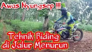 Tehnik Riding di Jalur Menurun - Tips dan Trik Trabas Untuk Pemula