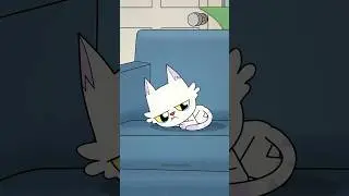 Cat Playing with Red Dot! He Lost it... 💔  Part 2 (Animation meme) #shorts
