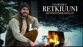 RETKIUUNI talvella - Lämpeneekö ruoka -10 pakkasella?
