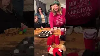 Ping Pong Toss Game - Family Christmas Game!!