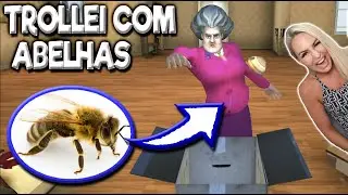 TROLLEI a PROFESSORA MALVADA SCARY TEACHER com ABELHAS ( Beehive Parcel Prank)