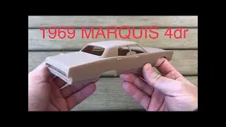 Too Many Projects - Unboxing Resin kits: TMP 1968 Marquis 4dr High Resolution Brown Resin 1/25